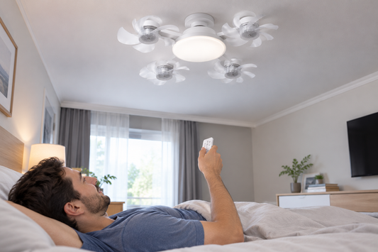 Ventilador con adaptacion a la luz